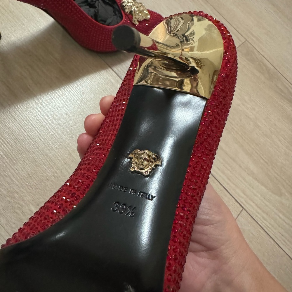 Versace heels swarovski 39 1/2 - Picture 5 of 5